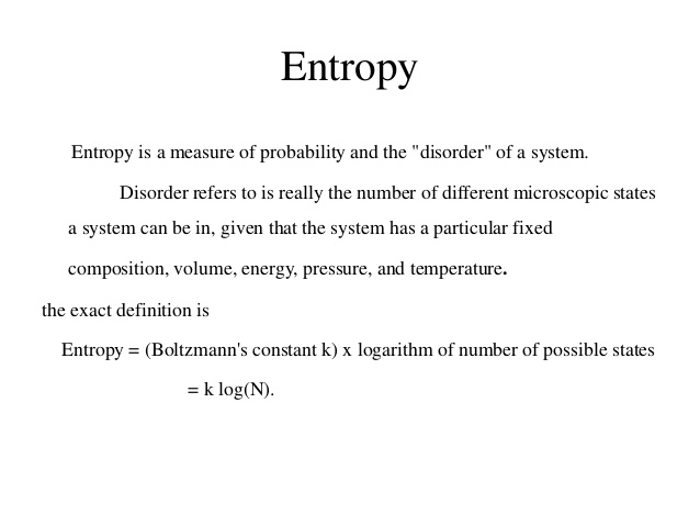 enthalpy and entropy definition